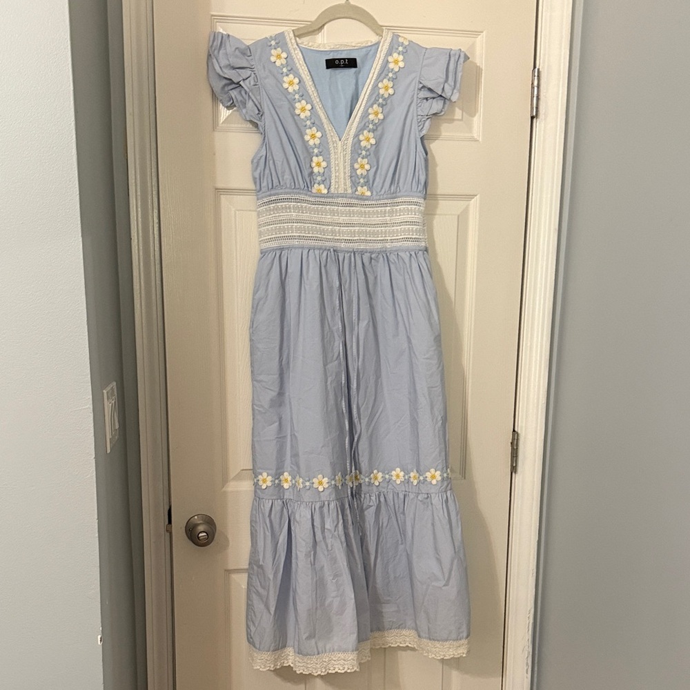 Blue Floral Dress